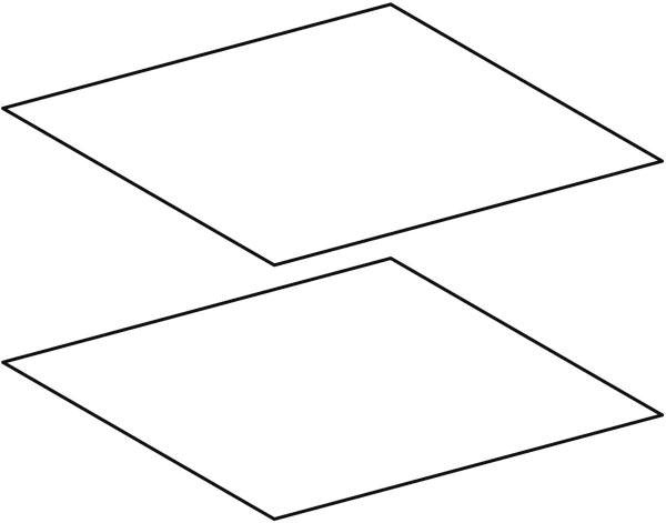 GEBERIT Set Antirutschmatten für Unterschrank Waschtisch, Breite 120 cm