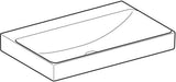 Geberit ONE Waschtisch 60x48 cm weiß KeraTect ohne Hahnloch ohne Überlauf