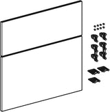 GEBERIT iCon Schubladenfront Set für Waschtisch 120 cm, weiß hochglänzend, 2 Fronten