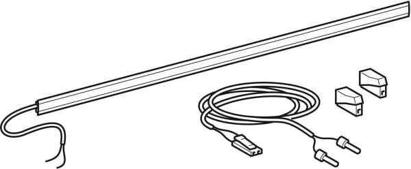 GEBERIT Option Leuchtenset oben für Spiegelschrank 90 cm – Passgenaue Beleuchtung