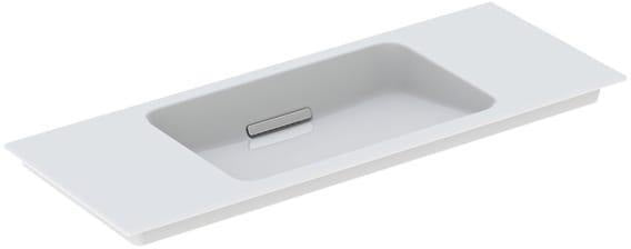Geberit ONE Möbelwaschtisch 105x40 cm CleanDrain KeraTect ohne Hahnloch verdeckter Überlauf