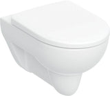 GEBERIT Renova Set Wand-WC Tiefspüler mit WC-Sitz, weiß – Wandmontage