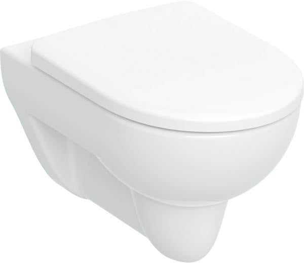 GEBERIT Renova Set Wand-WC Tiefspüler mit WC-Sitz, weiß – Wandmontage