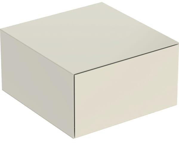 Geberit ONE Seitenschrank mit 1 Schublade, 45 cm, weiß hochglänzend, Push-to-open