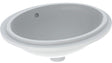 Geberit VariForm Unterbauwaschtisch oval 49,5 cm mit KeraTect und Überlauf