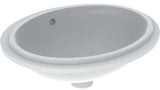Geberit VariForm Unterbauwaschtisch oval 49,5 cm mit KeraTect und Überlauf