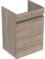GEBERIT Renova Plan Unterschrank für Handwaschbecken, 1 Tür, Nussbaum hickory, 38,4 cm