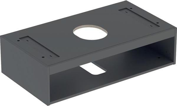 Geberit VariForm Korpus für Aufsatzwaschtisch, 90 cm, weiß hochglänzend, mit Schublade