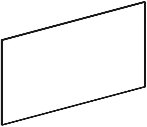 Geberit ONE Schubladenfront für Seitenschrank, 45 cm, lava – Matt lackierte Front