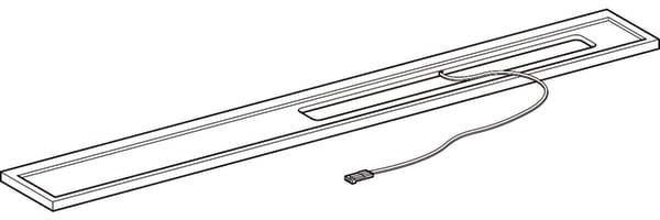 GEBERIT Option Leuchtenset oben für Spiegelschrank 90 cm – Passgenaue Beleuchtung