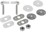 Geberit Bambini WC-Sitz Scharnier-Set – Edelstahl, Befestigung von unten