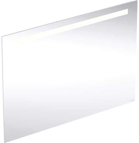 Geberit Option Basic Lichtspiegel eckig 50x70cm mit LED-Beleuchtung oben, Aluminium eloxiert