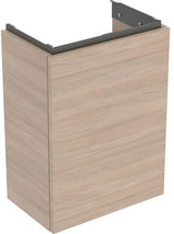 Geberit Acanto Unterschrank für Handwaschbecken, 1 Tür, weiß hochglänzend, Push-to-open