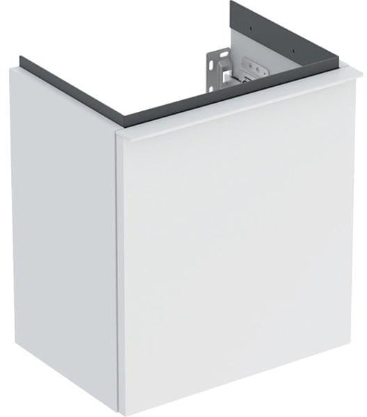 Geberit iCon Unterschrank für Handwaschbecken, 1 Tür rechts, 37 cm, weiß hochglänzend