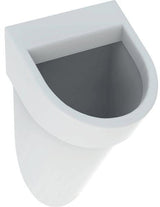 GEBERIT Flow Urinal weiß KeraTect – wandhängend, 1 Liter Spülvolumen, Zulauf hinten