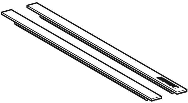 Geberit iCon Deckleisten-Set für Schubladen links und rechts – 2 Profile, 35 cm Tiefe