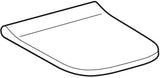 Geberit Smyle WC-Sitz eckig, schmales Design, weiß, Duroplast, antibakteriell