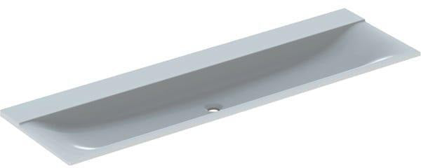 GEBERIT Xeno2 Möbelwaschtisch 160x48cm weiß-alpin – Varicor, antibakteriell, ohne Hahnloch & Überlauf