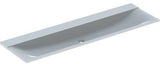 GEBERIT Xeno2 Möbelwaschtisch 160x48cm weiß-alpin – Varicor, antibakteriell, ohne Hahnloch & Überlauf