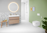 Geberit iCon Waschtisch 60 cm weiß mit Hahnloch und Überlauf