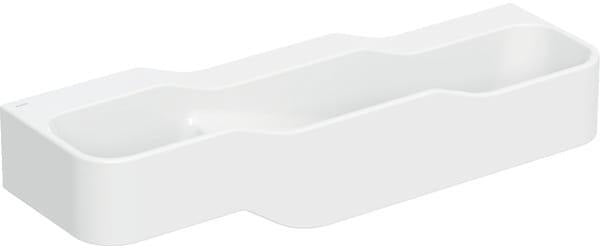 Geberit Bambini Spiel- und Waschlandschaft 140 cm, 3 Waschplätze, ohne Hahnloch, weiß