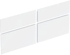 Geberit Xeno2 / Set Schubladenfront für Xeno2 US 2 Schubladen, Breite WT 120 cm, weiß