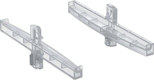 GEBERIT ONE Träger-Set für Glasablage im Spiegelschrank – Ersatzteil ab Baujahr 2021