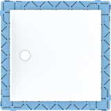 GEBERIT Setaplano Duschfläche 80 x 80 cm aus Varicor, weiß-alpin, rutschhemmend