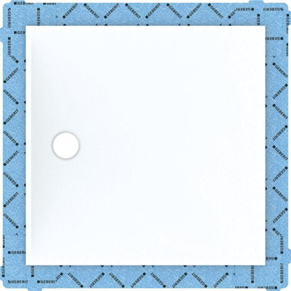 GEBERIT Setaplano Duschfläche 80 x 80 cm aus Varicor, weiß-alpin, rutschhemmend