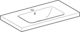 Geberit iCon Light Waschtisch 90x48 cm mit Ablagefläche, Hahnloch und Überlauf, weiß