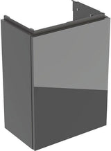 Geberit Acanto Unterschrank für Handwaschbecken, 1 Tür, weiß hochglänzend, Push-to-open