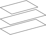 GEBERIT Antirutschmatten-Set für Waschtisch-Unterschrank, 50 cm Breite
