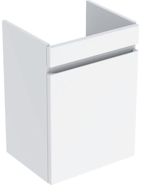 GEBERIT Renova Plan Unterschrank für Handwaschbecken, 1 Tür, Nussbaum hickory hell, 38,4 cm
