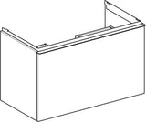 Geberit Acanto Waschtischunterschrank 90 cm, weiß hochglänzend, 1 Schublade + Innenschublade