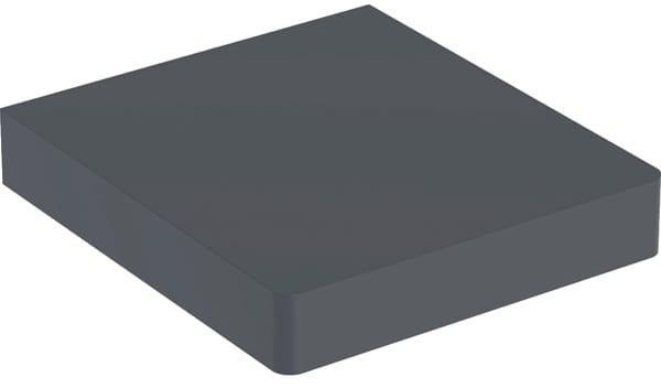 Geberit Renova Comfort Abdeckplatte 27,3x5x30,2 cm in Grafit matt – MDF, passend für Seitenschränke