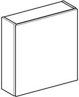 Geberit Hängeschrank iCon quadratisch 45 cm, 1 Tür, weiß hochglänzend, mit Dämpfung