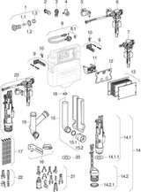 Geberit Duofix Element für Wand-WC 112 cm mit Sigma UP-Spülkasten 12 cm – 12 Stück