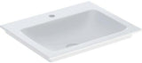 Geberit ONE Möbelwaschtisch 60x48 cm mit Hahnloch, ohne Überlauf, weiß, KeraTect
