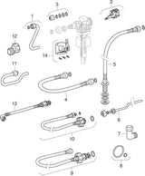 Geberit iCon AP-Spülkasten aufgesetzt eckig 2-Mengen-Spülung weiß