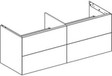 Geberit ONE Waschtischunterschrank 4 Schubladen 133,2 cm weiß hochglänzend wandhängend