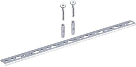 Geberit iCon Befestigungsmaterial Set für Seiten- und Hängeschrank mit Tür – Montageschiene, Schrauben, Dübel