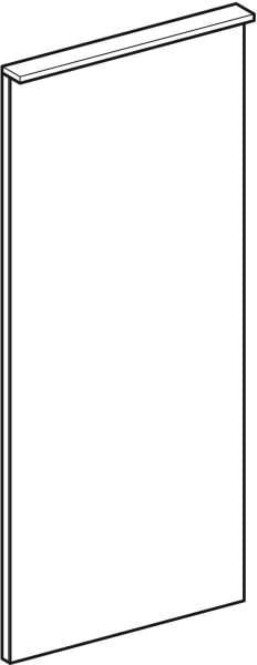 GEBERIT Xeno2 Lichtspiegel 40x91x5,5cm – LED, Touch-Dimmer, Spiegelheizung, IP44