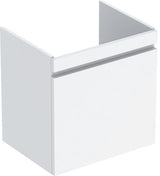 Geberit Renova Plan Waschtischunterschrank Nussbaum hickory hell mit Schublade & Innenschublade