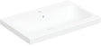 Geberit iCon Light Aufsatzwaschtisch 75x48 cm mit Hahnloch und Überlauf in Weiß