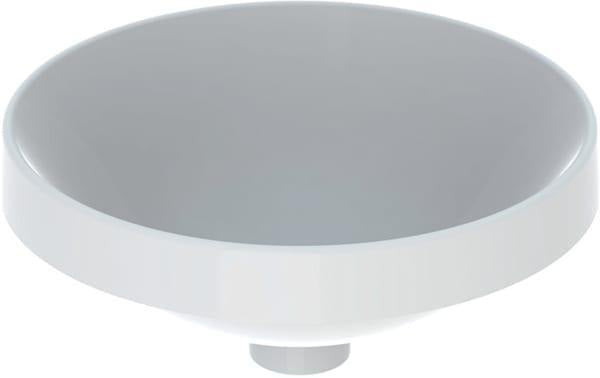 Geberit VariForm Einbauwaschtisch rund 40 cm, ohne Hahnloch, ohne Überlauf, weiß KeraTect
