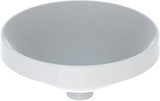 Geberit VariForm Einbauwaschtisch rund 40 cm, ohne Hahnloch, ohne Überlauf, weiß KeraTect
