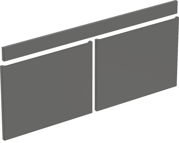 Geberit Renova Plan Schubladen-/Front-Set für Waschtisch, B:55 cm, Hickory Hell