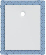 GEBERIT Olona Duschwanne 90 x 75 cm rechteckig, Mineralguss, weiß matt, mit Dichtvlies