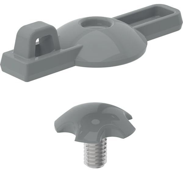 GEBERIT Abdeckschraube Mischergriff Bambini WT-Armatur Einhebelmischer grau