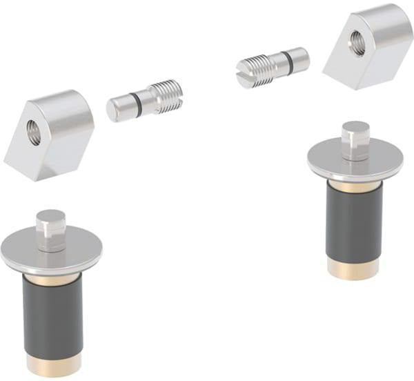 GEBERIT Set Scharniere für Urinaldeckel Pareo / Visit / Renova Plan – 2 Stück Ersatzteil